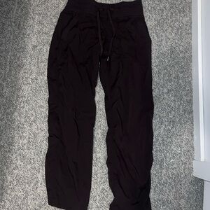 Lulu Lemon Dance Studio Mid-rise Pant Short Dark Brown